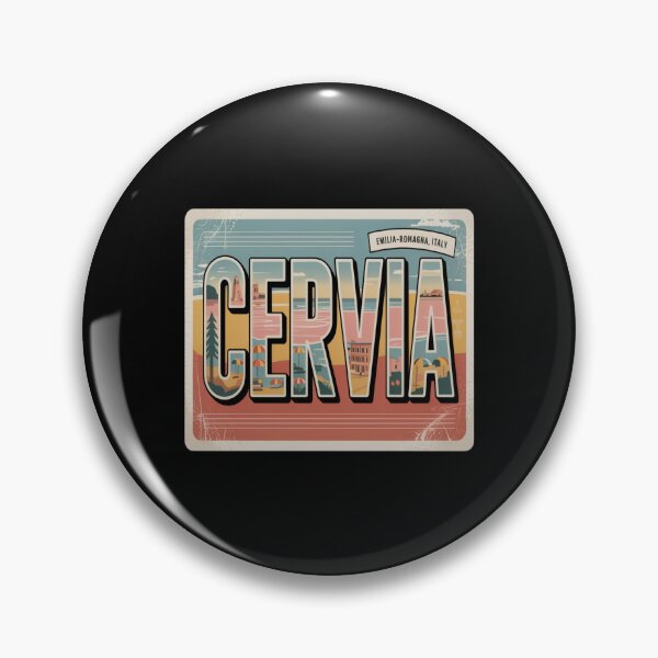 Artikelvorschau, Cervia Vintage-Postkartenaufkleber – Emilia-Romagna, Italien, Retro-Küstenkunst entworfen und verkauft von stickercuffs.