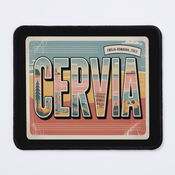Item preview, Cervia Vintage Postcard Sticker – Emilia‑Romagna Italy Retro Coastal Art designed and sold by stickercuffs.