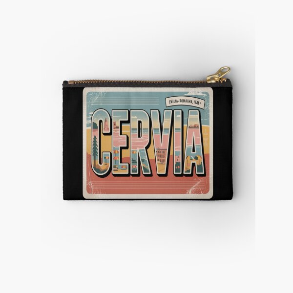 Item preview, Cervia Vintage Postcard Sticker – Emilia‑Romagna Italy Retro Coastal Art designed and sold by stickercuffs.