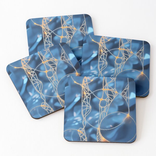 Item preview, Golden Light Code on Deep Blue designed and sold by Lakuekarts.