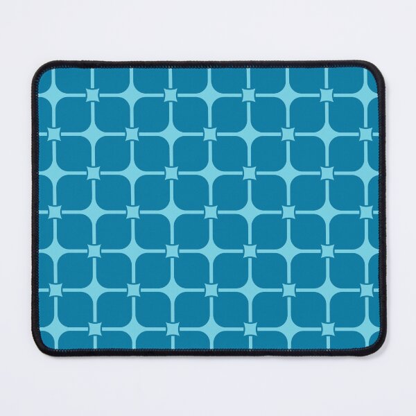 Item preview, Blue geometric seamless pattern designed and sold by Mint + Midnight.