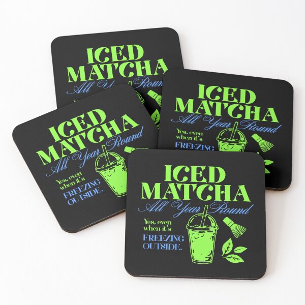 Item preview, Iced Matcha All Year Round Funny Quote designed and sold by LinaValearte.