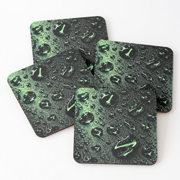 Item preview, Emerald Rain: Abstract Water Droplet Macro designed and sold by Exodoi.