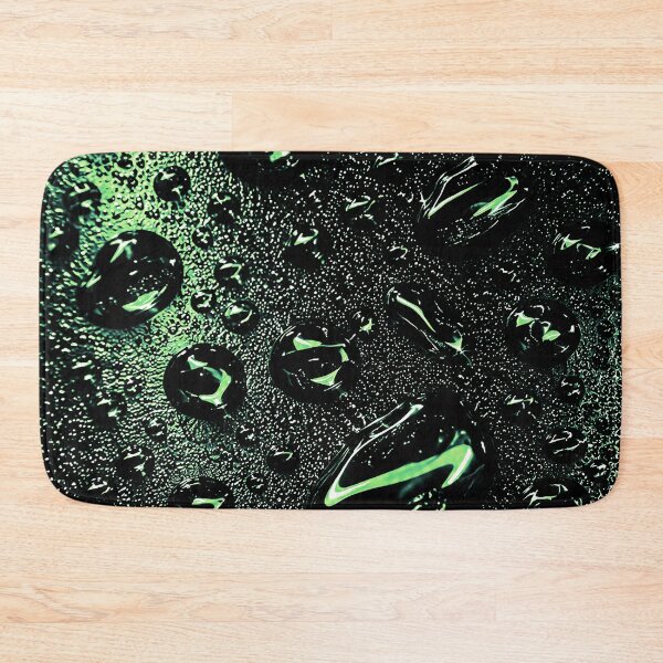 Item preview, Emerald Rain: Abstract Water Droplet Macro designed and sold by Exodoi.