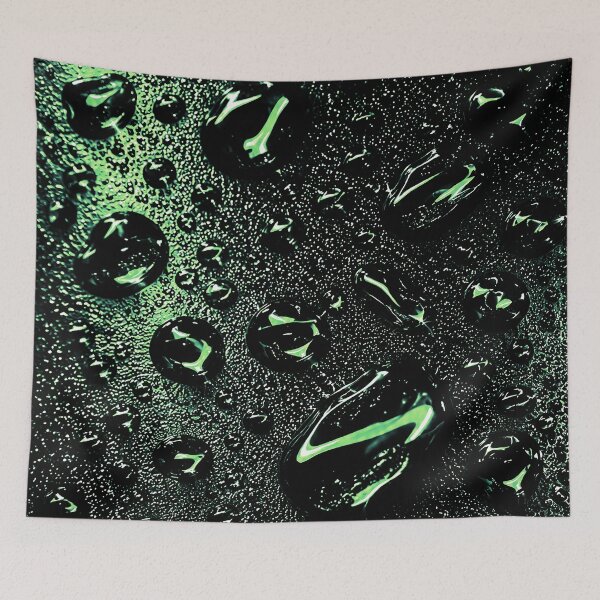 Item preview, Emerald Rain: Abstract Water Droplet Macro designed and sold by Exodoi.