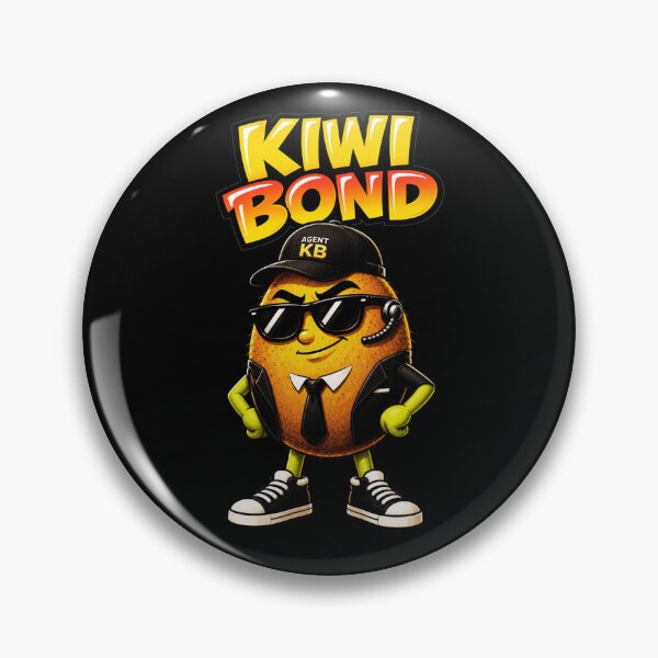 Item preview, Kiwi Bond | Secret Agent Kiwi Cartoon Character designed and sold by GreennieArt.