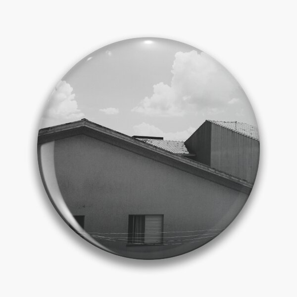 Item preview, Black and White Cityscape Houses Minimalist Photo designed and sold by Ayiti-Mar.