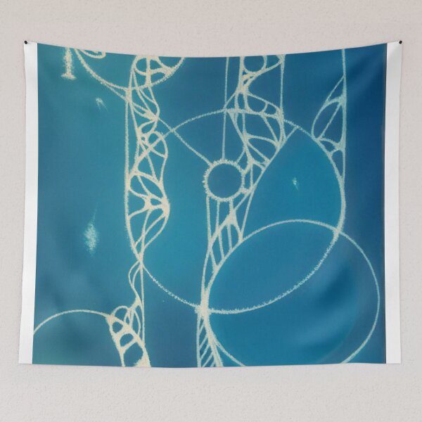 Item preview, Turquoise Line Art designed and sold by Lakuekarts.
