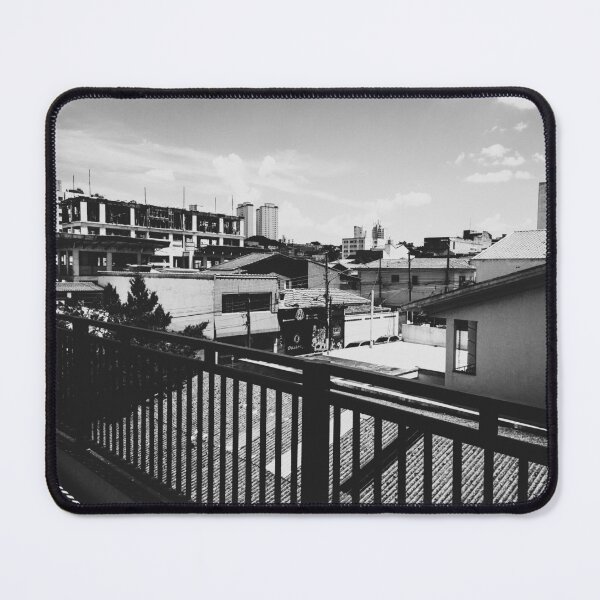 Item preview, Black and White Cityscape Building Minimalist Photo designed and sold by Ayiti-Mar.