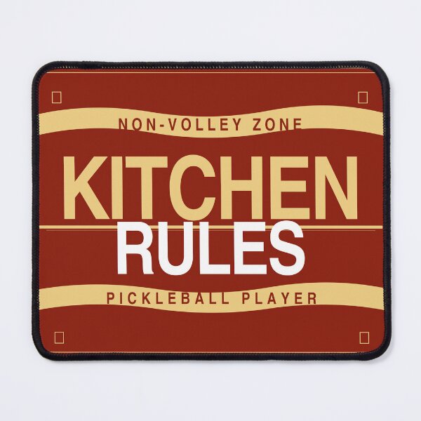 Item preview, Kitchen Rules Pickleball Shirt, Non Volley Zone Tee, Funny Pickleball Gift, Vintage Retro Design designed and sold by PickleballPulse.
