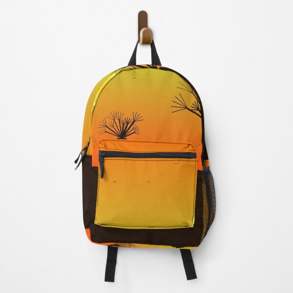 Item preview, African Baobab Tree Sunset Silhouette Orange Savanna Art  designed and sold by AfricanArtHub.