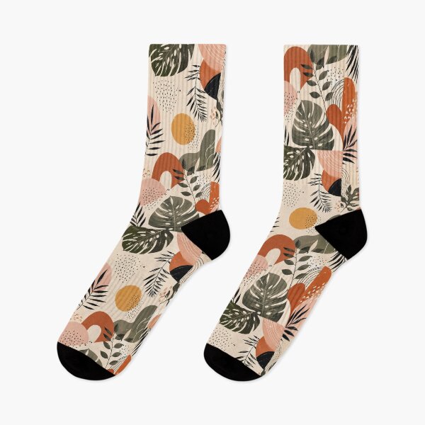 Item preview, Boho Abstract Botanical Pattern Design designed and sold by NaphDesigns.