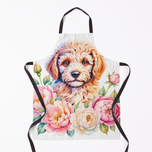 Item preview, Floral Spoodle Puppy Watercolor Design – Cute Spoodle Dog Lover Gift designed and sold by ArcticFoxStudio.