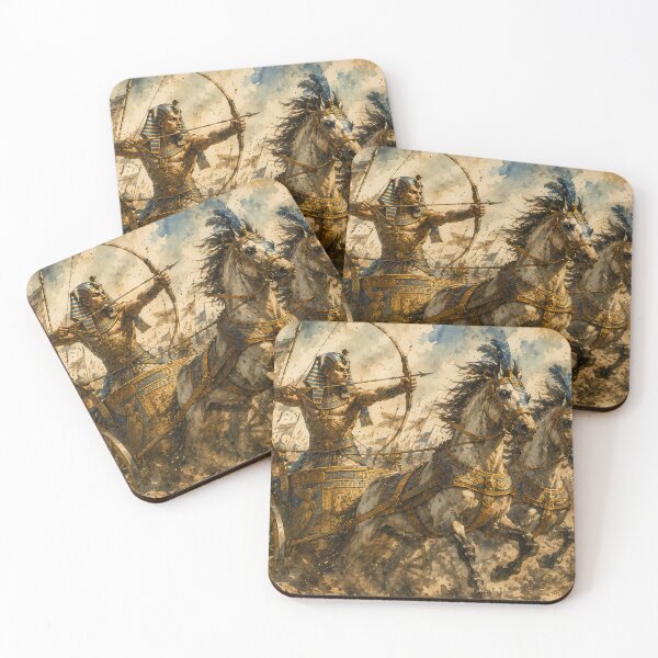 Item preview, Battle of Ramesses II Watercolor Art designed and sold by 1/2 Stickers.