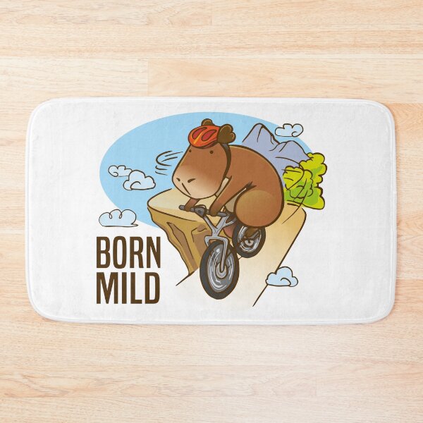 Item preview, Capybara bycicle born mild designed and sold by Konopikyu.