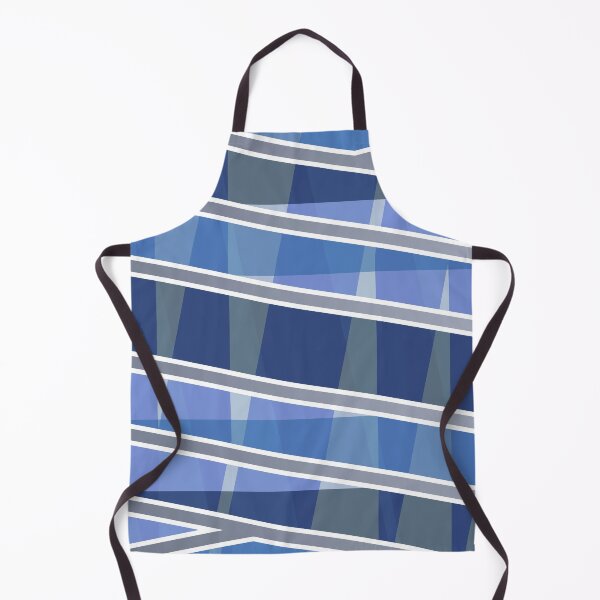 Item preview, Blue and Grey Abstract Geometric designed and sold by Sharon Schwalbe.