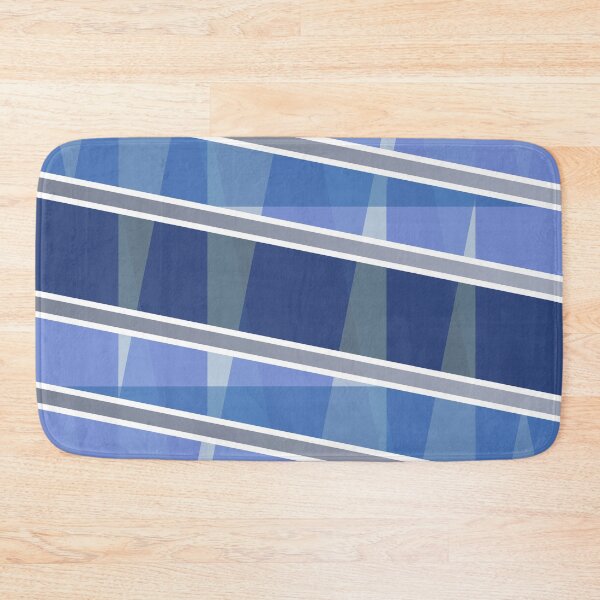 Item preview, Blue and Grey Abstract Geometric designed and sold by Sharon Schwalbe.