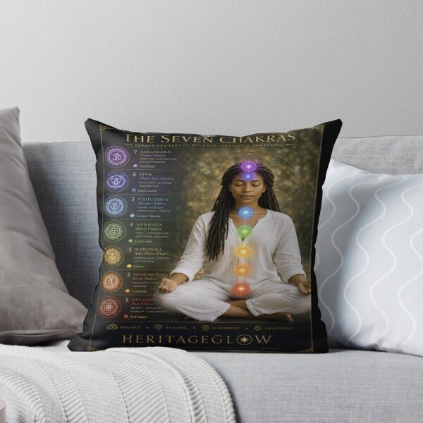 Item preview, The Seven Chakras designed and sold by HeritageGlow.