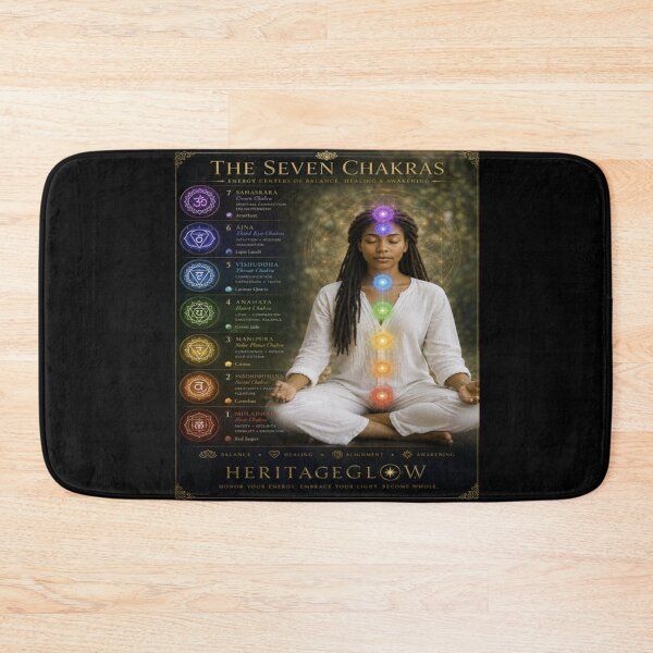 Item preview, The Seven Chakras designed and sold by HeritageGlow.