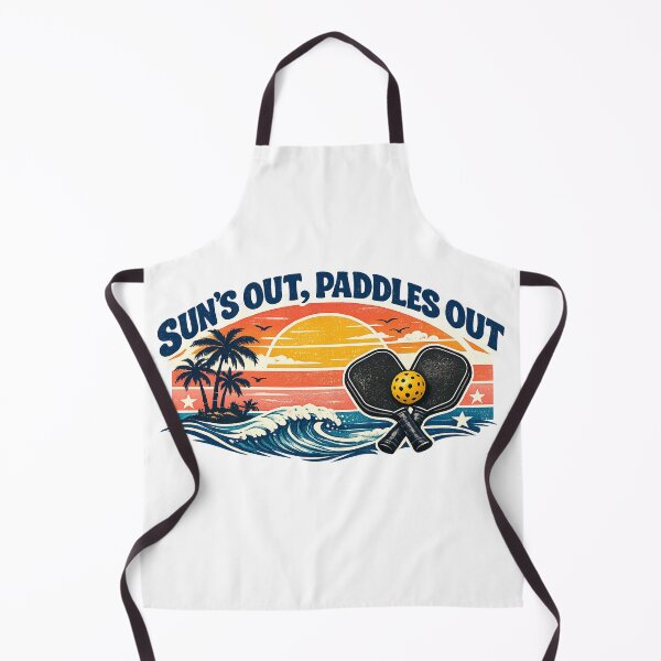 Item preview, Beach & Dink Coastal Pickleball Tee — Retro Summer Sunset designed and sold by Cool-M-Apparel.