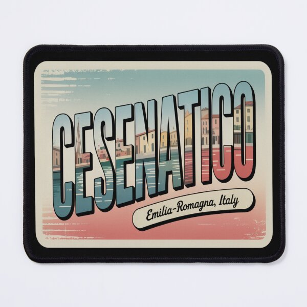 Item preview, Cesenatico Vintage Postcard Sticker – Emilia‑Romagna Italy Retro Coastal Art designed and sold by stickercuffs.