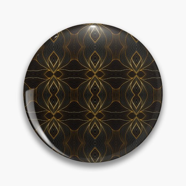 Item preview, ⁠ Minimalist Gold Line Art Floral Pattern⁠ designed and sold by IO Soul Spaces.