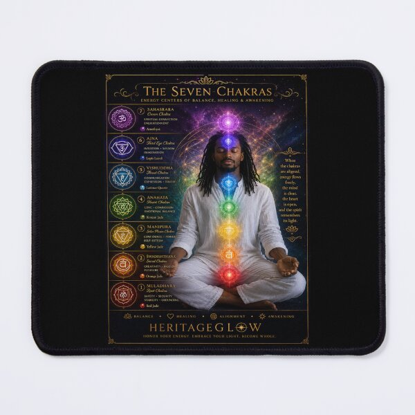 Item preview, The Seven Chakras designed and sold by HeritageGlow.