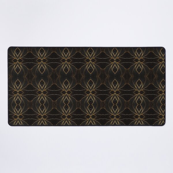 Item preview, Minimalist Gold Line Art Floral Pattern designed and sold by IO Soul Spaces.
