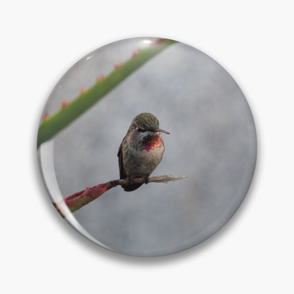 Item preview, Ruby throated hummingbird  designed and sold by Silkywayshop.