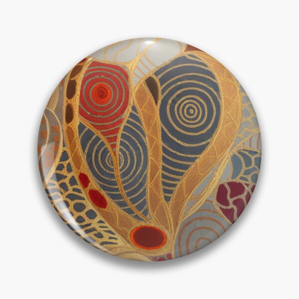 Artikelvorschau, Golden Organic Geometry Pattern entworfen und verkauft von Lakuekarts.