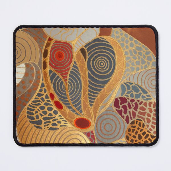 Item preview, Golden Organic Geometry Pattern designed and sold by Lakuekarts.