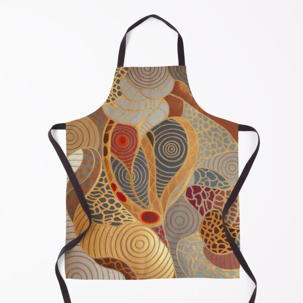 Item preview, Golden Organic Geometry Pattern designed and sold by Lakuekarts.