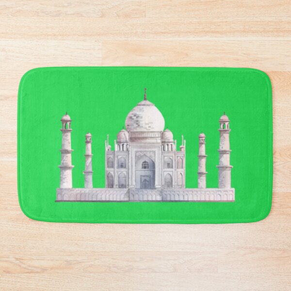 Item preview, Taj Mahal Watercolor Art India Landmark World Wonder Painting designed and sold by M1144.