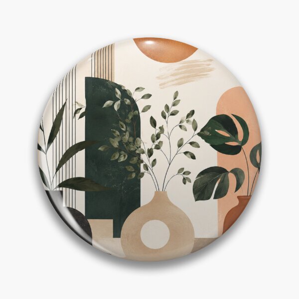 Artikelvorschau, Modernes Boho-Design mit botanischen und abstrakten Elementen für die Inneneinrichtung entworfen und verkauft von NaphDesigns.