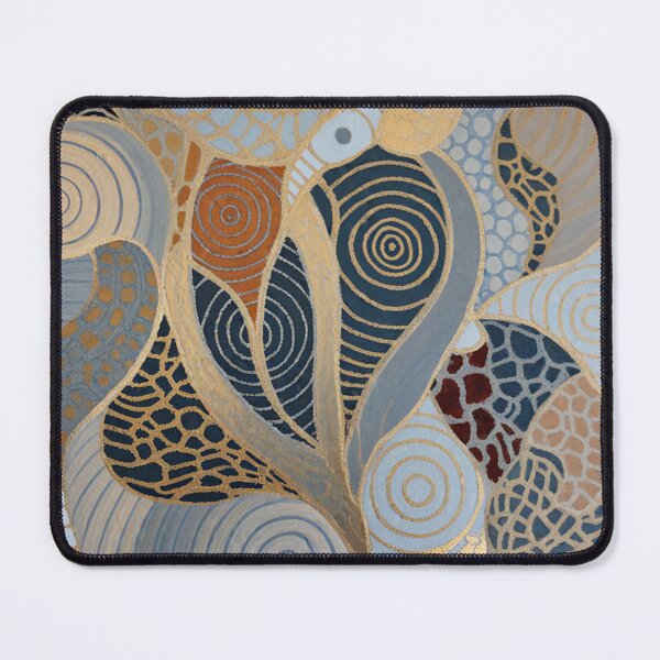 Item preview, Soft Blue Marble Abstract designed and sold by Lakuekarts.