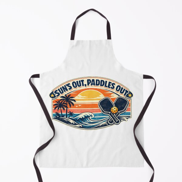 Item preview, Vacation Pickleball Club Retro Beach Tee — Sun's Out Paddles Out designed and sold by Cool-M-Apparel.