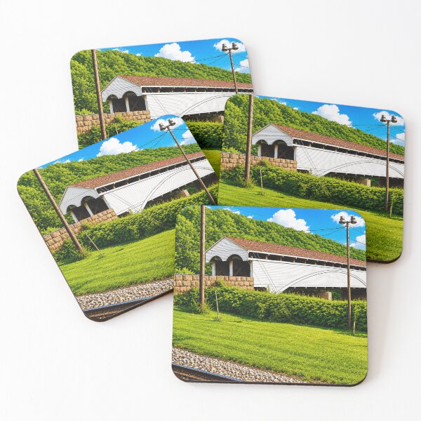 Item preview, Philippi Covered Bridge rustic designed and sold by gotucoveredart.