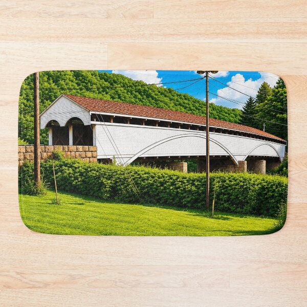 Item preview, Philippi Covered Bridge rustic designed and sold by gotucoveredart.