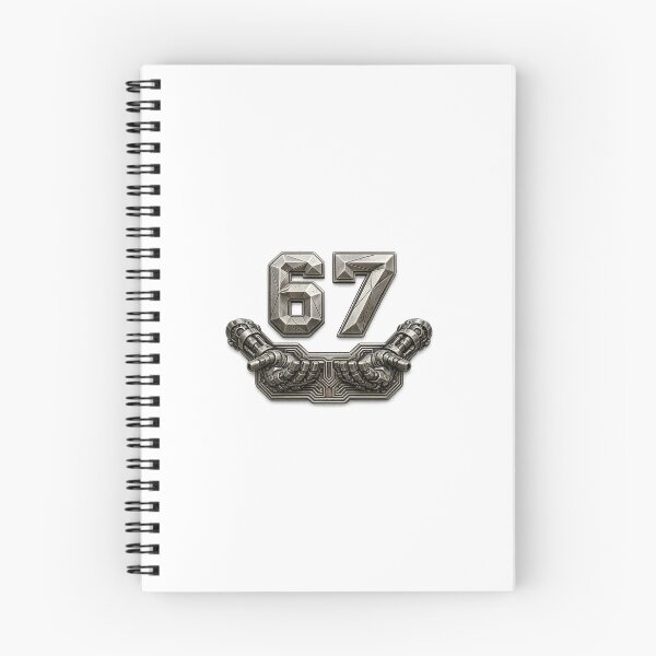 Item preview, Futuristic 67 Cyberpunk Metallic Mecha Logo Design designed and sold by yachstudio.