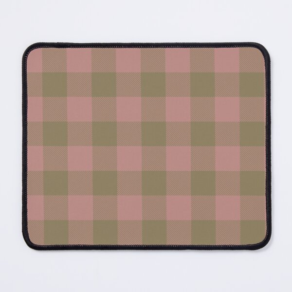 Item preview, Olive Green And Pink Rosewood Gingham Check designed and sold by PatternTitan.