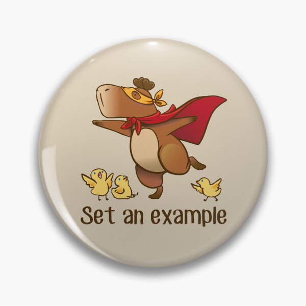Item preview, Capybara with children set an example designed and sold by Konopikyu.