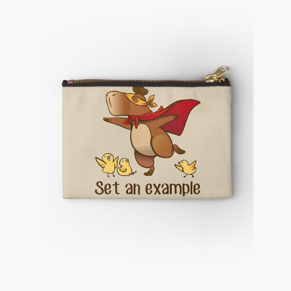Item preview, Capybara with children set an example designed and sold by Konopikyu.