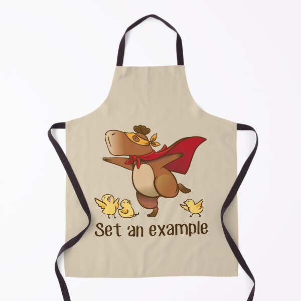Item preview, Capybara with children set an example designed and sold by Konopikyu.