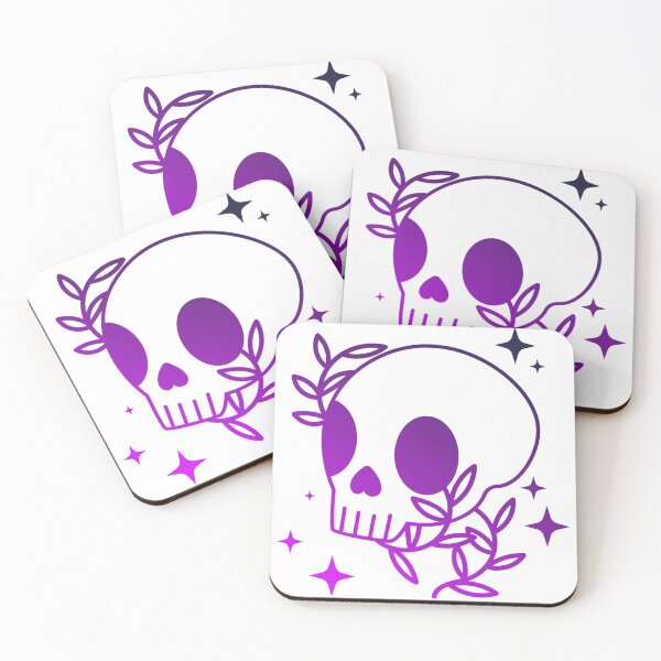 Item preview, Gothic Floral Purple Skull designed and sold by BetOova.