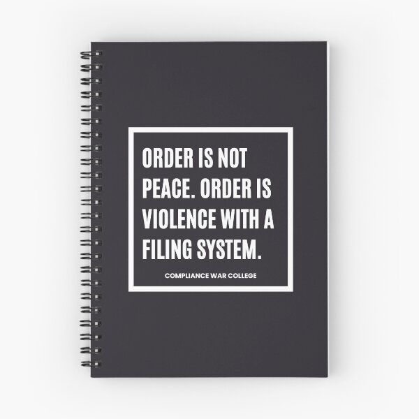 Item preview, Order Is Not Peace designed and sold by DOMO Industries.