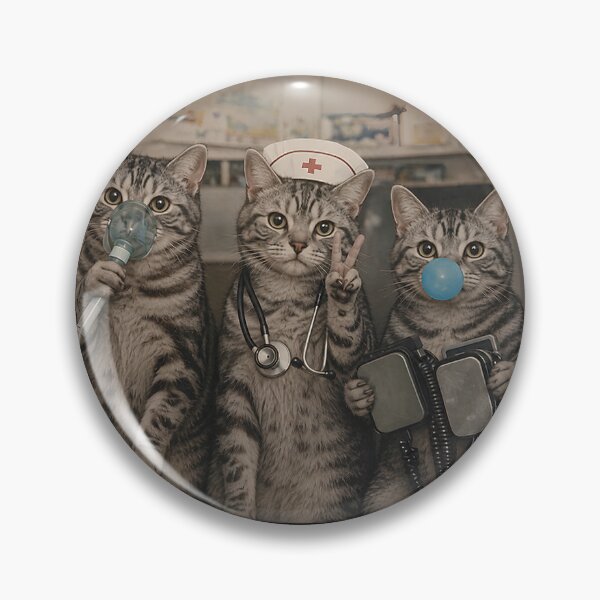 Item preview, Funny Nurse Cat Medical Team Feline Healthcare Humor Lovers designed and sold by Crookedorbit.