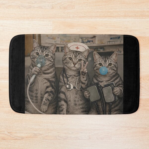Item preview, Funny Nurse Cat Medical Team Feline Healthcare Humor Lovers designed and sold by Crookedorbit.