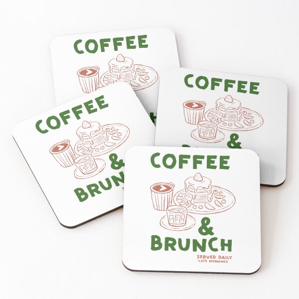 Item preview, Coffee and Brunch Served Daily designed and sold by CoffeeHanddrawn.