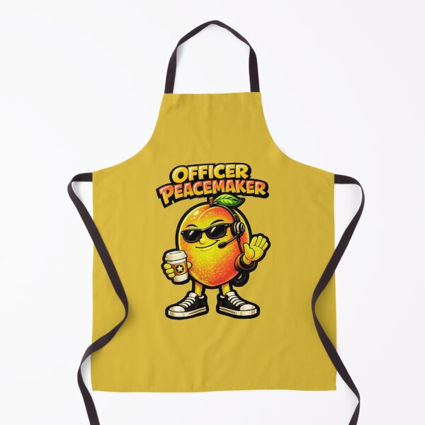 Item preview, Officer Peacemaker | Cool Peach Cartoon Character designed and sold by GreennieArt.