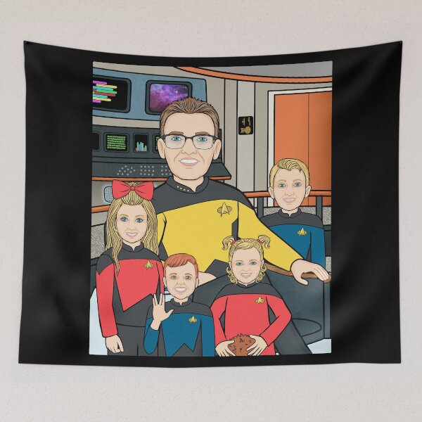 Item preview, Space Family Art Michelle L by Moody Characters designed and sold by VixxxenDesigns.